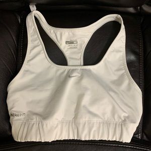 NIKE Fit Dry M White Sports Bra